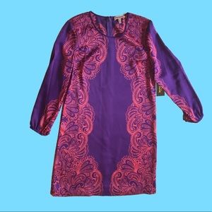 NWT Juicy Couture long sleeve paisley dress 💝*free shipping* retail: $178